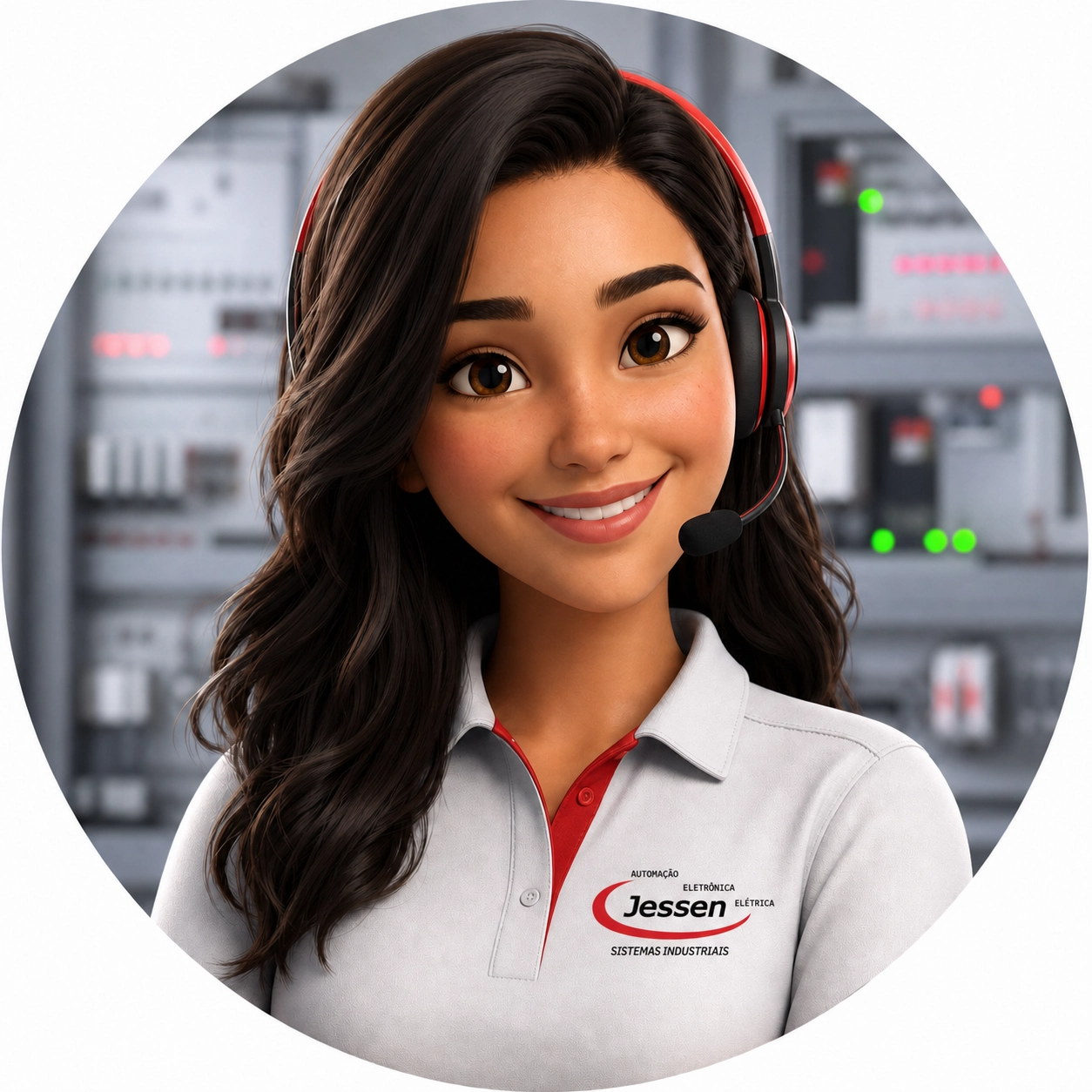 Val, assistente virtual da Jessen Sistemas Industriais